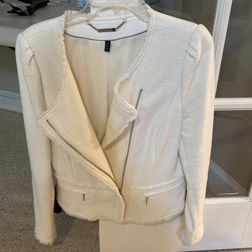 Elegant White Women's Jacket